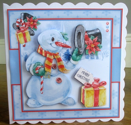 Gentleman Snowman Mini Kit by Johanna Lambert