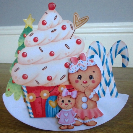 Baking Spirits Bright 3 Rocker Card Mini Kit by Johanna Lambert