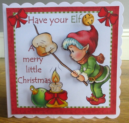 6x6 Christmas Elf by Johanna Lambert