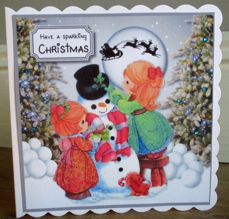 Finishing touches Christmas  by Johanna Lambert