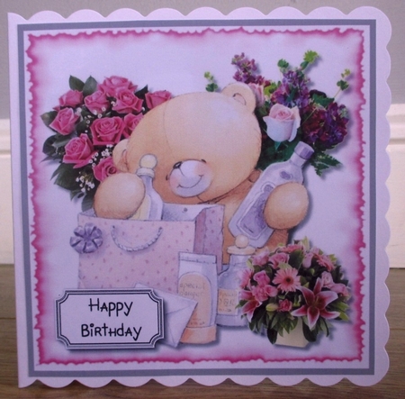 Forever Friends Ladies card topper by Johanna Lambert