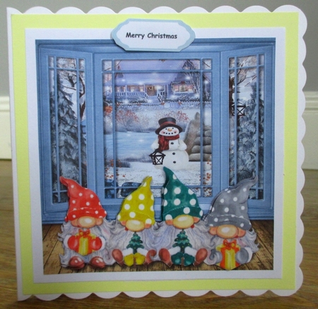 Christmas Window 3 by Johanna Lambert