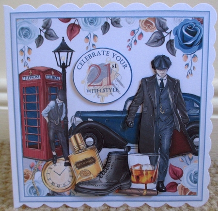 Celebrate Your 21st With Style - Male Mini Page Kit  by Johanna Lambert