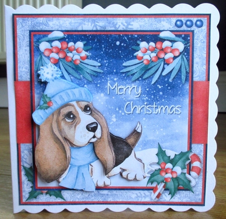Puppy 2 Winter Walk Mini Kit by Johanna Lambert