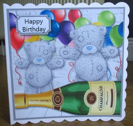 Tatty teddy Birthday by Johanna Lambert