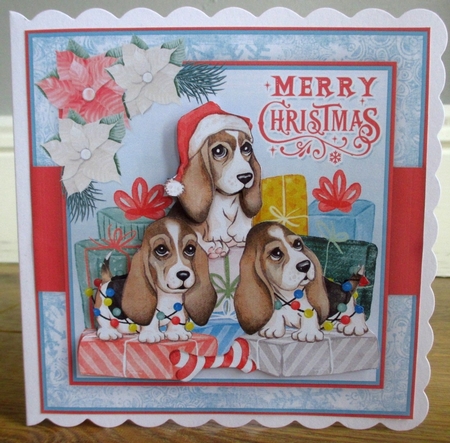 Woof Christmas Mini Kit by Johanna Lambert
