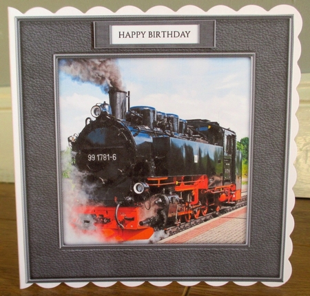 Steam Train Topper #1 by Johanna Lambert