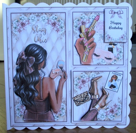 Stay Chic Ethnic Collage Mini Page Kit  by Johanna Lambert