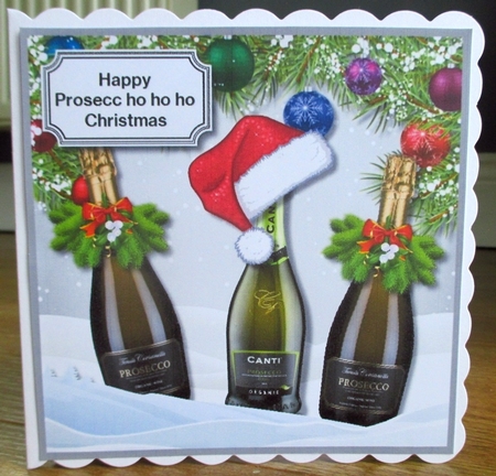 Happy Prosecc Ho Ho Hoi Christmas by Johanna Lambert