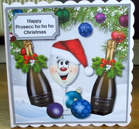 Happy Prosecc Ho Ho Ho Christmas 2 by Johanna Lambert