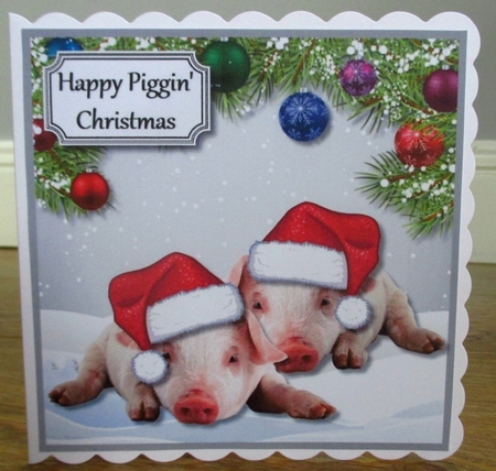 Happy Piggin Christmas by Johanna Lambert