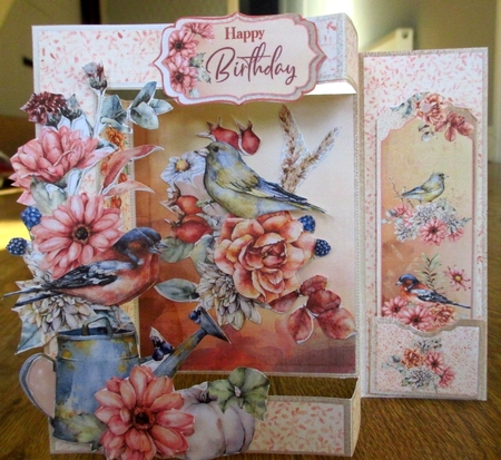 Hello Autumn 1 - Side Panel Step Card & Envelope Kit by Johanna Lambert