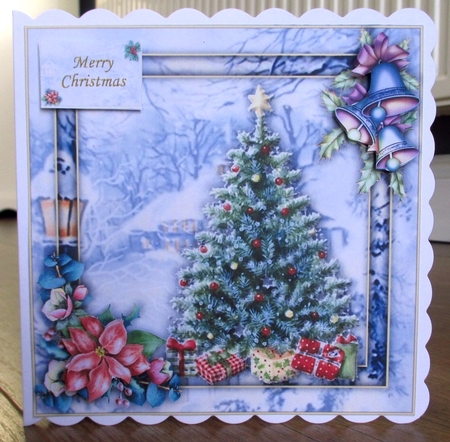 Watercolour Christmas 8x8 - Christmas Tree by Johanna Lambert