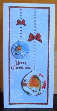 Robin Baubles DL Card Toppers and Decoupage 2 by Johanna Lambert
