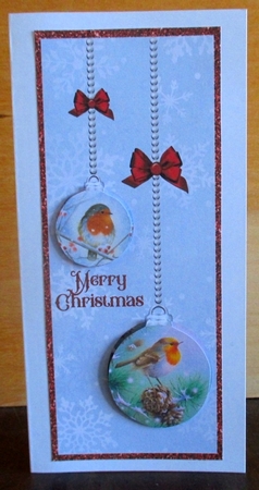 Robin Baubles DL Card Toppers and Decoupage 2 by Johanna Lambert