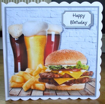 Burger and Beer by Johanna Lambert