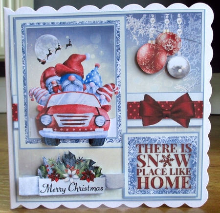 Driving Gnome For Christmas by Johanna Lambert