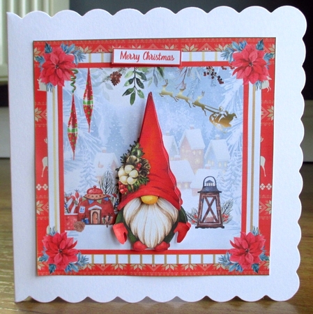 Gnome Sweet Gnome Christmas Decoupage Topper 8 by Johanna Lambert