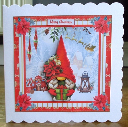 Gnome Sweet Gnome Christmas Decoupage Topper 9 by Johanna Lambert