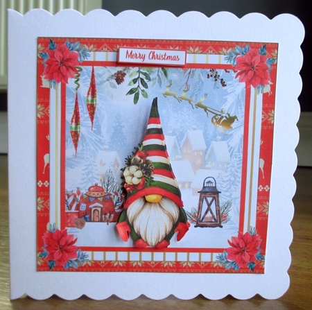 Gnome Sweet Gnome Christmas Decoupage Topper 10 by Johanna Lambert