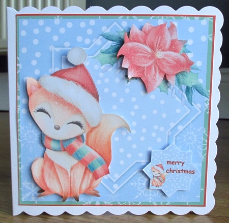 Cute Christmas  Fox  Mini Kit by Johanna Lambert