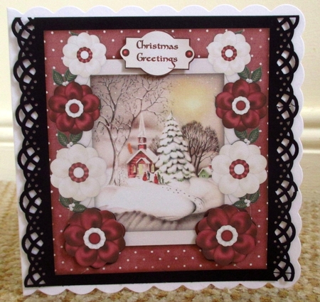 Christmas Cheer - Card Front with Step-by-Step by Johanna Lambert