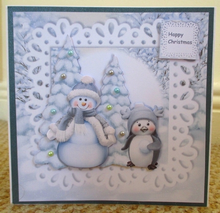Cute  Snow Friends by Johanna Lambert