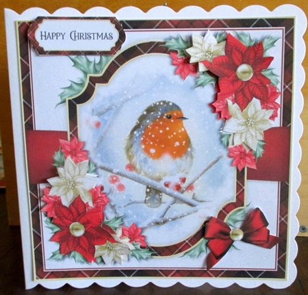Tartan Christmas Robin Bumper Kit by Johanna Lambert
