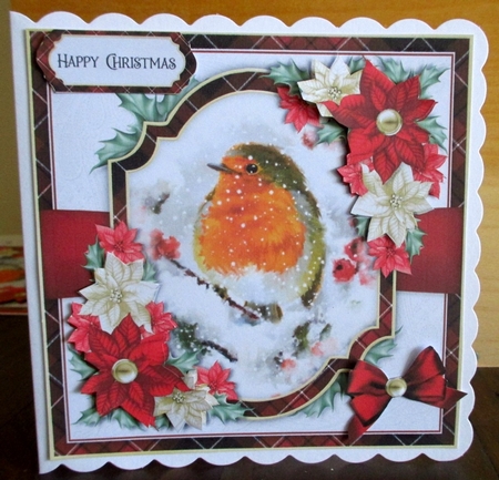 Tartan Christmas Robin Bumper Kit by Johanna Lambert