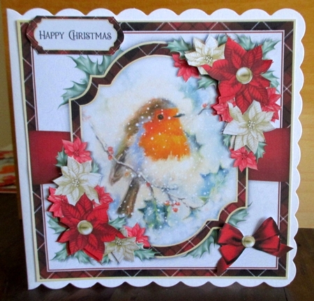 Tartan Christmas Robin Bumper Kit by Johanna Lambert