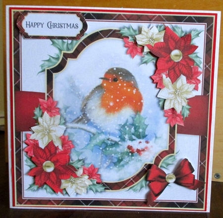 Tartan Christmas Robin Bumper Kit by Johanna Lambert