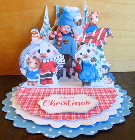 Happy Holly-Day 10 Triple Easel Card Kit by Johanna Lambert