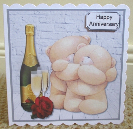 Forever Friends Anniversary, Engagement or Valentine by Johanna Lambert