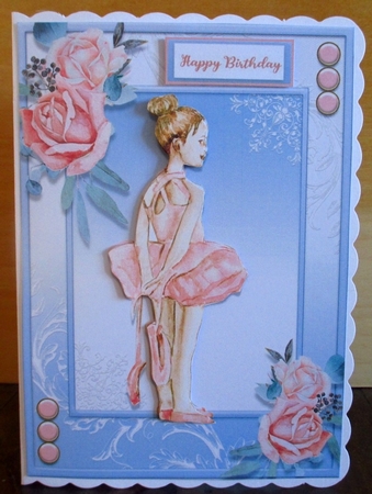 5x7 Birthday Girl Ballet one  by Johanna Lambert