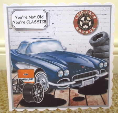 Classic, multi occasion card topper by Johanna Lambert