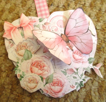 For the Love of My Cat - Hanging Hearts Trio by Johanna Lambert