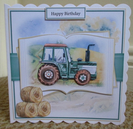 Tractor Farming Open Book Bumper Kit by Johanna Lambert