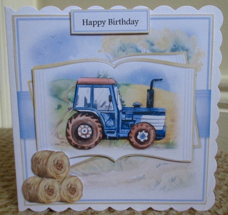 Tractor Farming Open Book Bumper Kit by Johanna Lambert