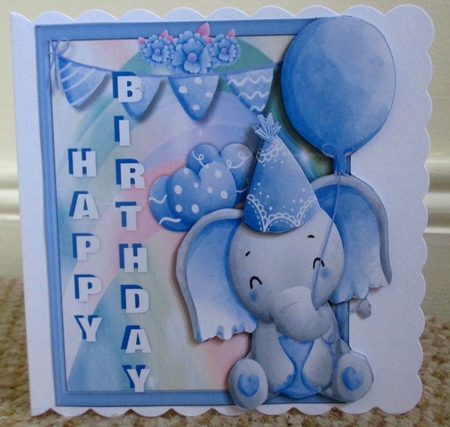Over The Edge , Happy Birthday , Blue by Johanna Lambert