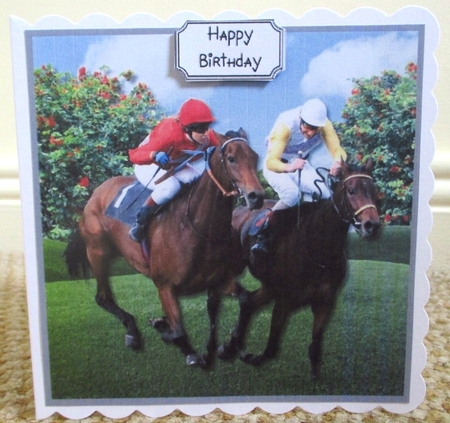 Photo Finish for Birthday or Fathers Day by Johanna Lambert