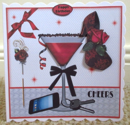 Martini and Red Shoes  by Johanna Lambert