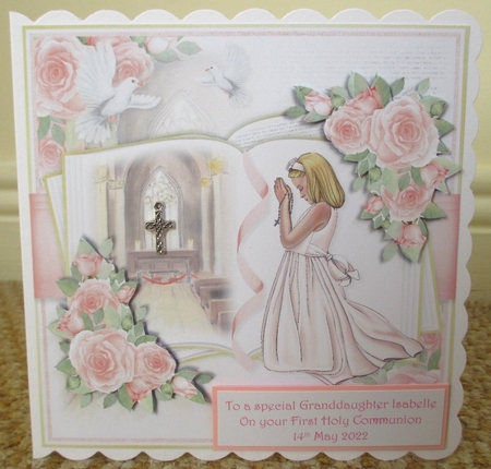 Girl Confirmation Open Book Bumper Kit by Johanna Lambert