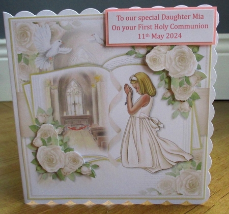 Girl Confirmation Open Book Bumper Kit by Johanna Lambert