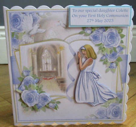 Girl Confirmation Open Book Bumper Kit by Johanna Lambert