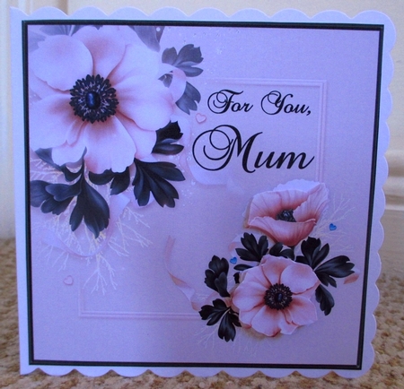 Marvelous Mum - Card Front with Step-by-Step by Johanna Lambert