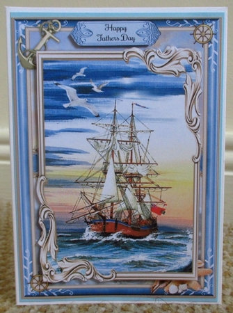 On The Ocean Waves 03 Male Mini Page Kit  by Johanna Lambert