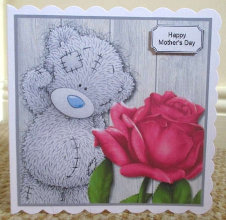 Tatty Teddy for Birthday or Mothers Day by Johanna Lambert