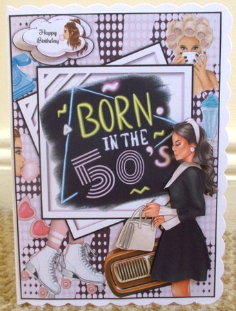 Born In The 50s Mini Page Kit  by Johanna Lambert