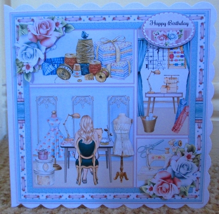 The Seamstress 02 Mini Page Kit by Johanna Lambert