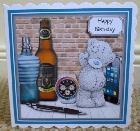 Tatty Teddy Birthday or Fathers Day by Johanna Lambert